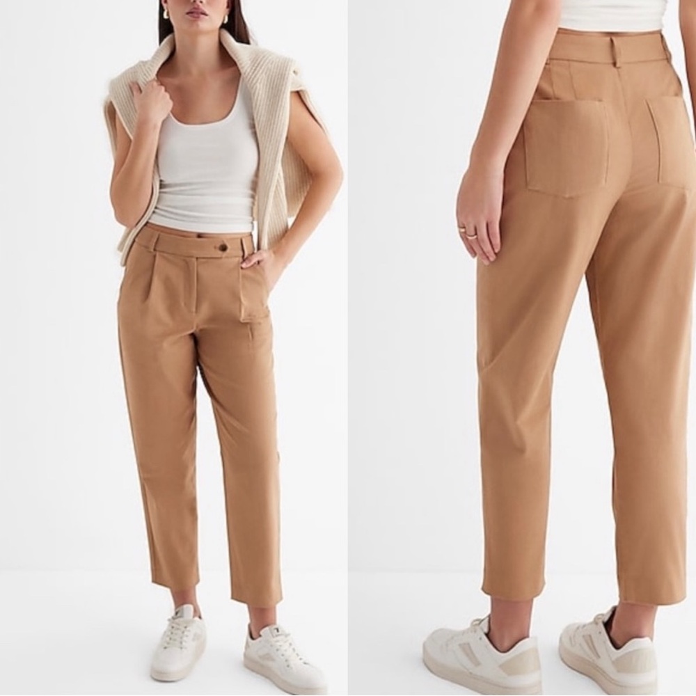 * NWT Express Ankle chino high rise pants size 10S
